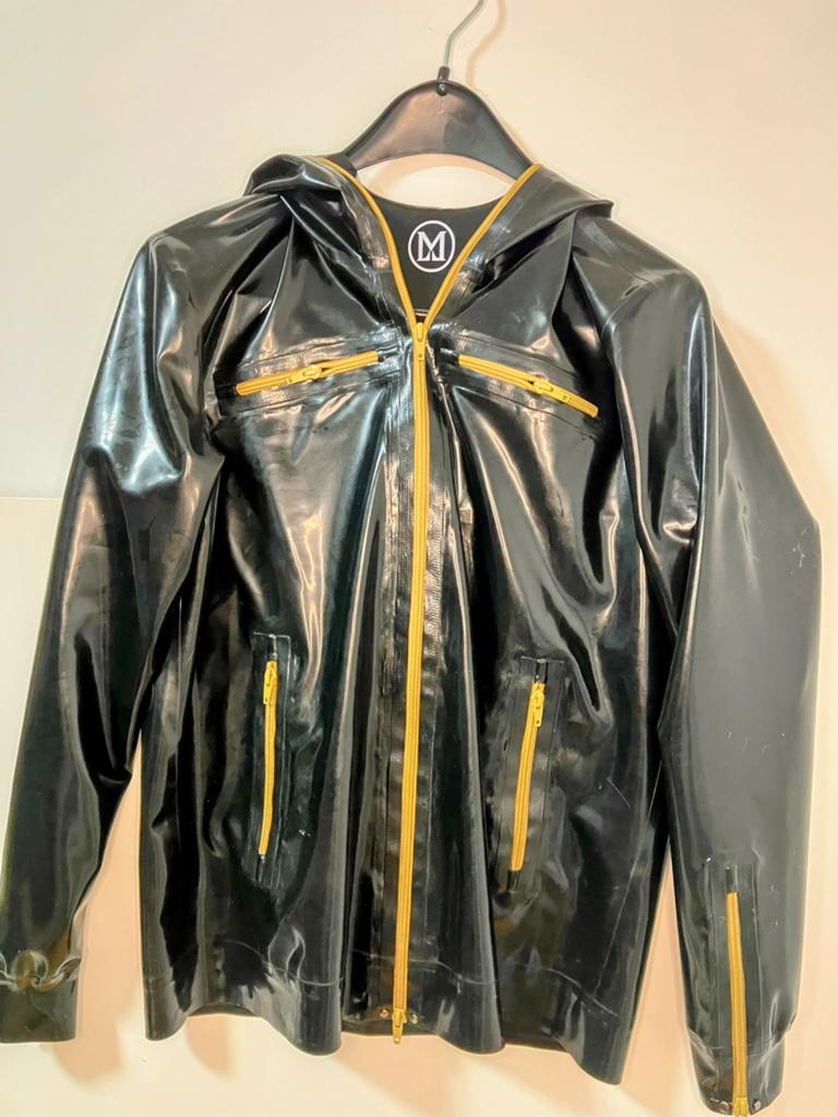 Latex jack, Ophalen of Verzenden, Zwart