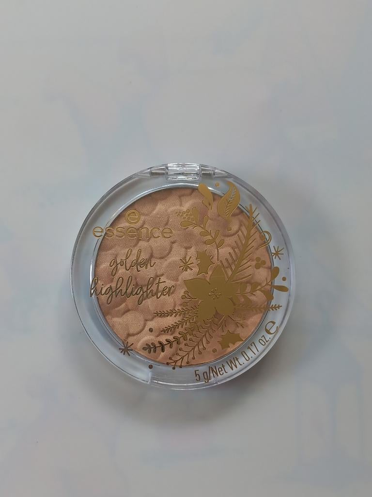 NIEUW Essence golden highlighter goud glow glans kerst, Gehele gezicht, Nieuw, Ophalen of Verzenden, Make-up