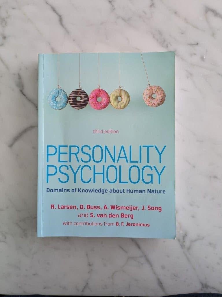 Personality Psychology: Domains of Knowledge about Human 3th, Ophalen of Verzenden, Beta, Zo goed als nieuw, WO