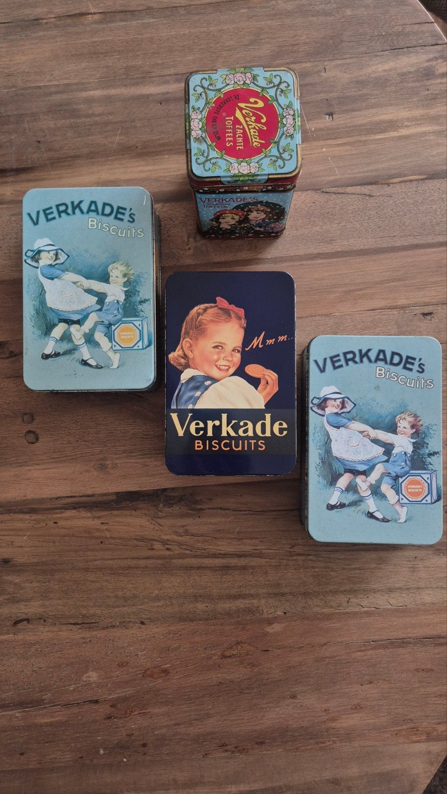 Vintage blikken diverse merken, Verzamelen, Blikken, Ophalen of Verzenden, Gebruikt, Overige