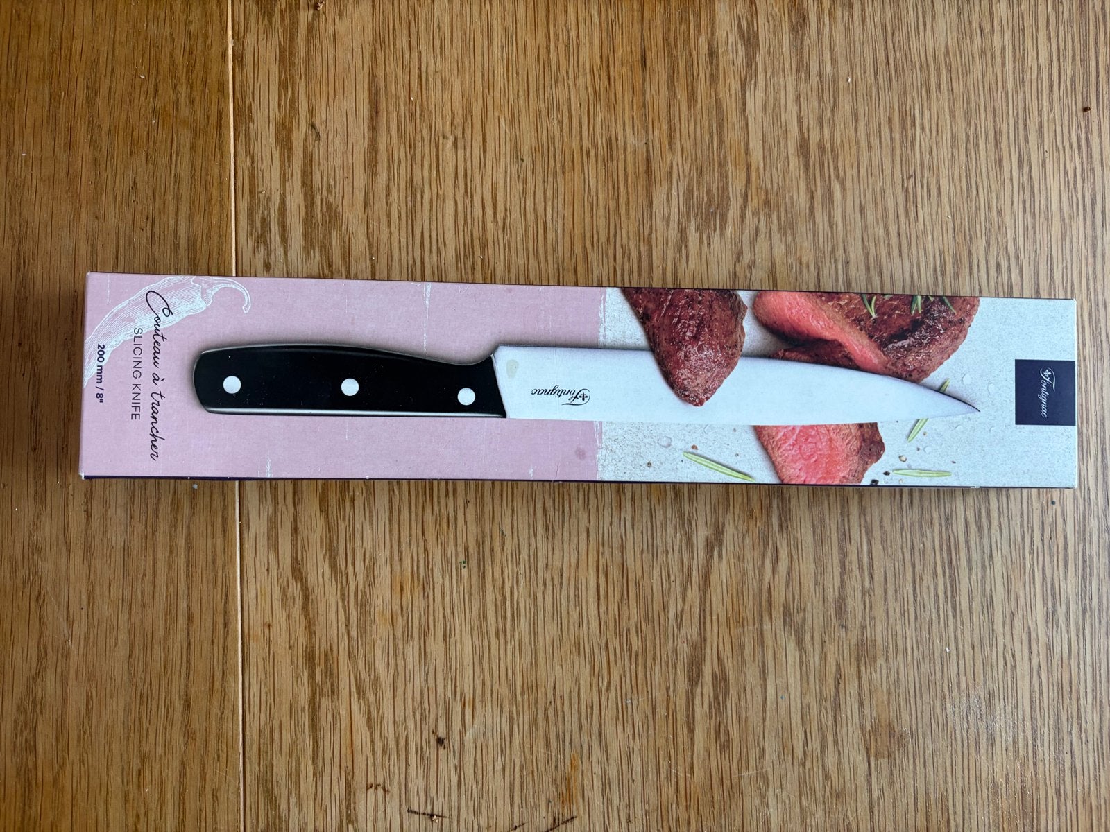 Nieuw Vleesmes / Slicing Knife - Perfect voor de Keuken, Overige typen, Nieuw, Ophalen of Verzenden, Zwart