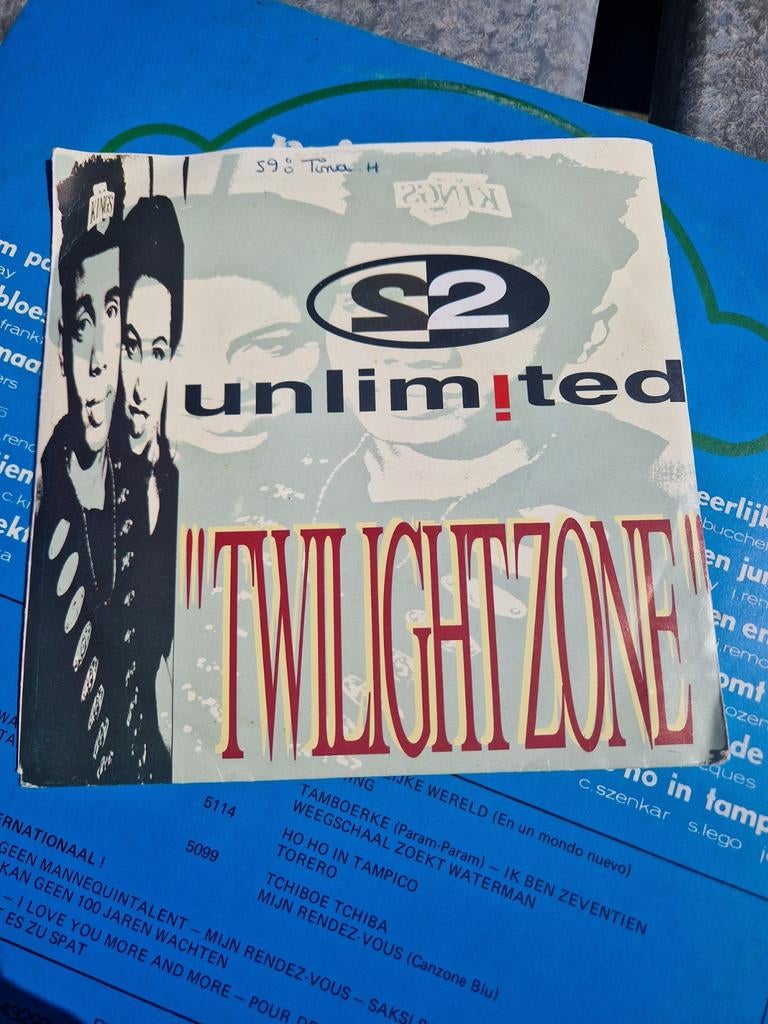 2 Unlimited Twilightzone 90's Eurodance, Cd's en Dvd's, Vinyl Singles, Gebruikt, 1990 - 1999, 7 inch, Single