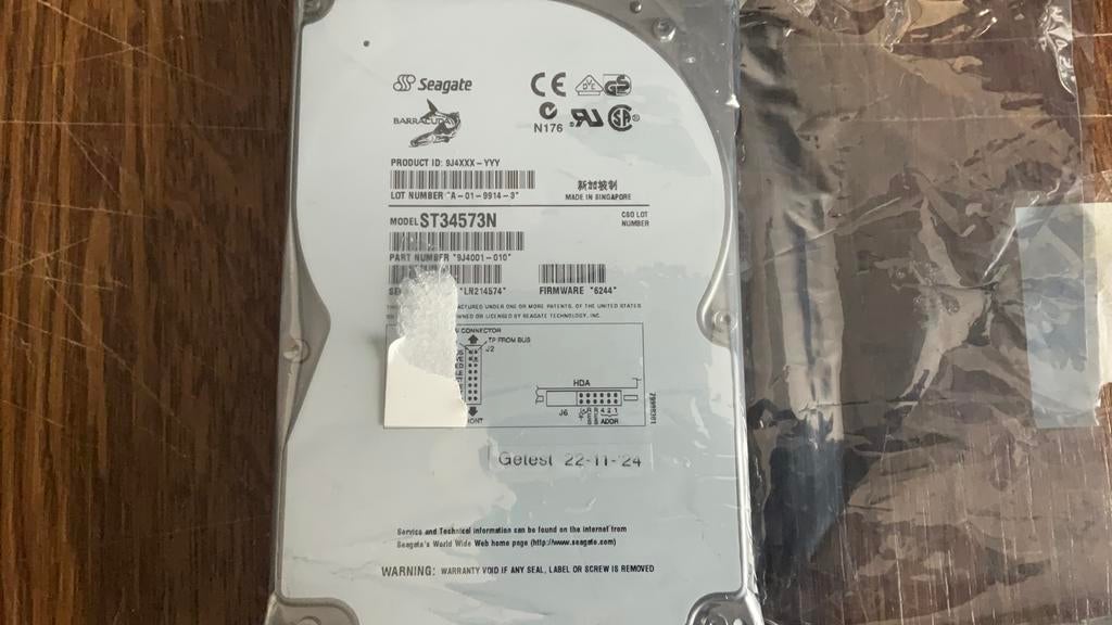 SCSi HD Seagate Barracuda ST34573N 4,5GB, Ophalen of Verzenden, Zo goed als nieuw, Desktop