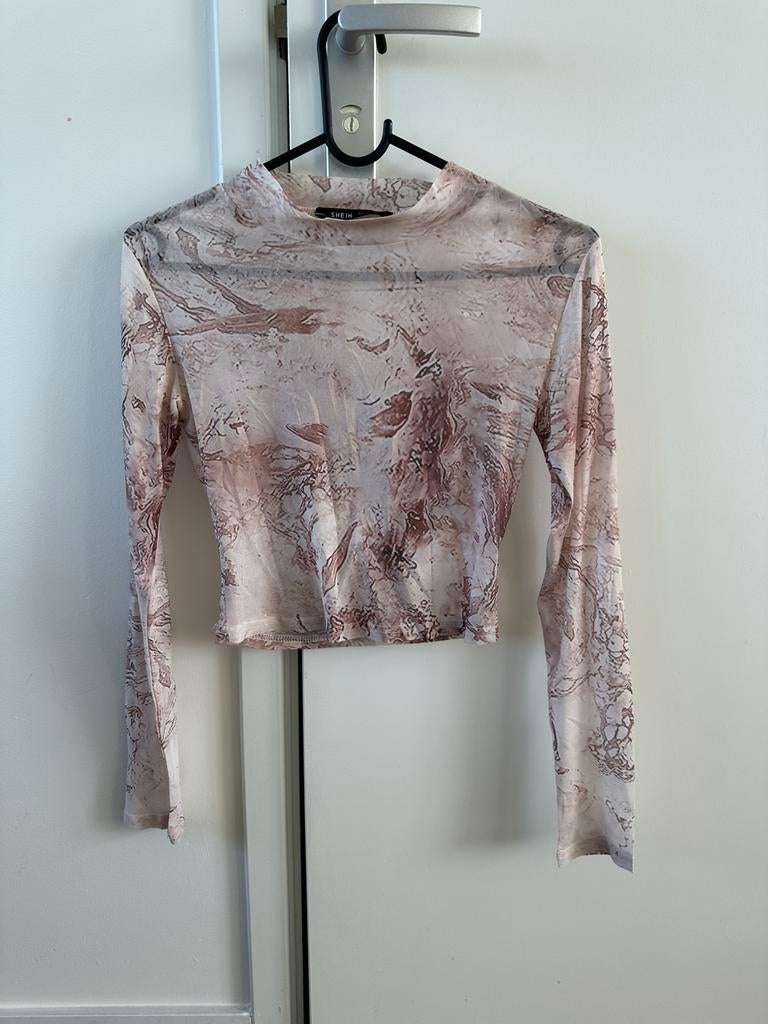Soft mesh top, Zwart, Nieuw, Ophalen of Verzenden, Lange mouw