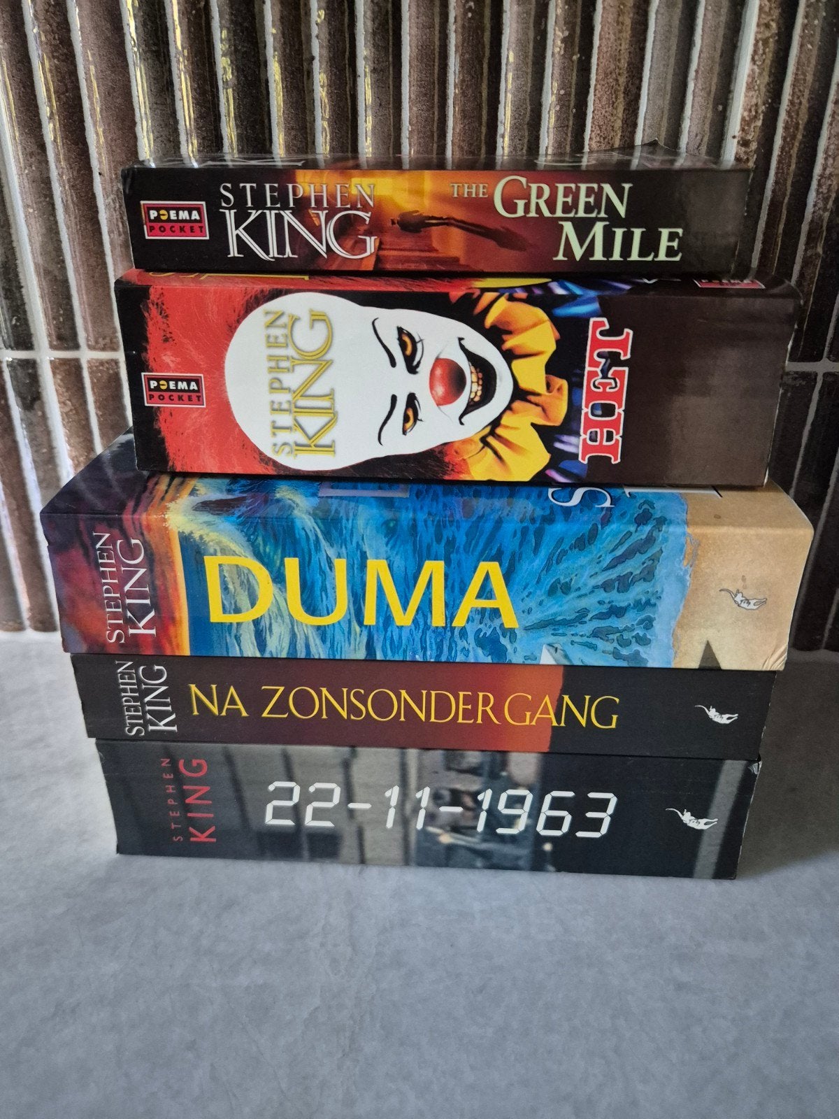 Stephen King boeken set 5 stuks, Ophalen of Verzenden, Gelezen, Stephen King, Nederland