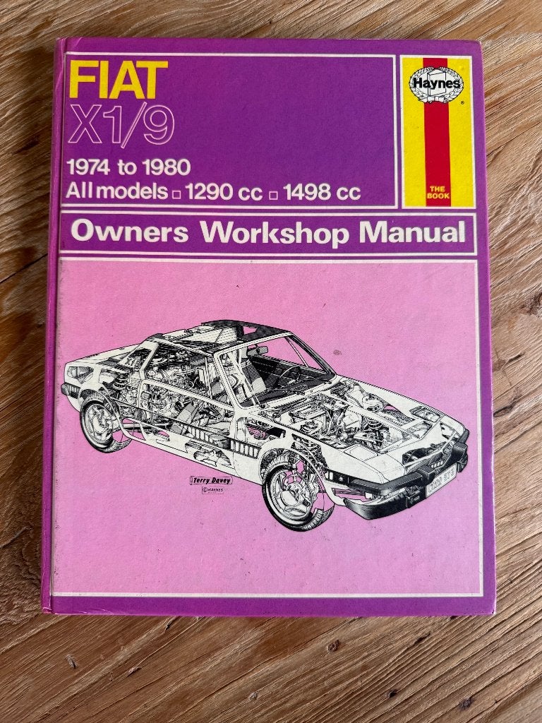 Haynes workshop manual Fiat X1/9, Ophalen of Verzenden