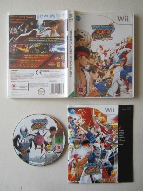 Capcom vs Tatsunoko Nintendo Wii, Spelcomputers en Games, Games | Nintendo Wii, Vechten, 2 spelers, Vanaf 12 jaar, Ophalen of Verzenden
