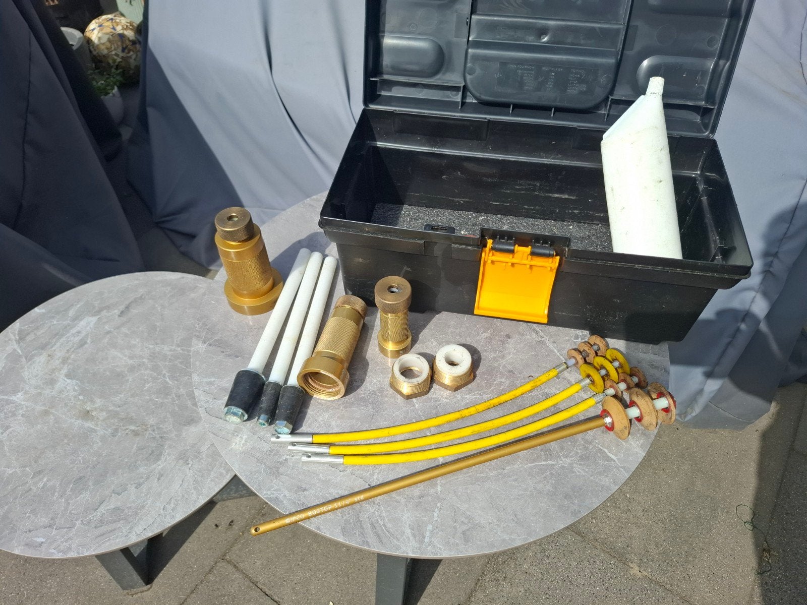 Bostop set met extra verloop stuk, Ophalen