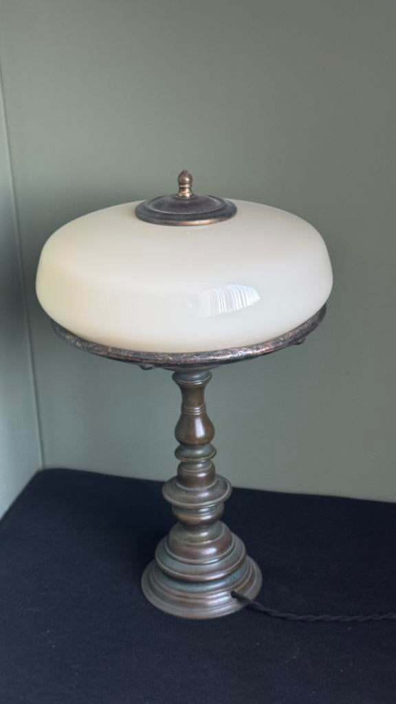 Art deco tafellamp bureaulamp schemerlamp, Ophalen of Verzenden, Zo goed als nieuw, Minder dan 50 cm