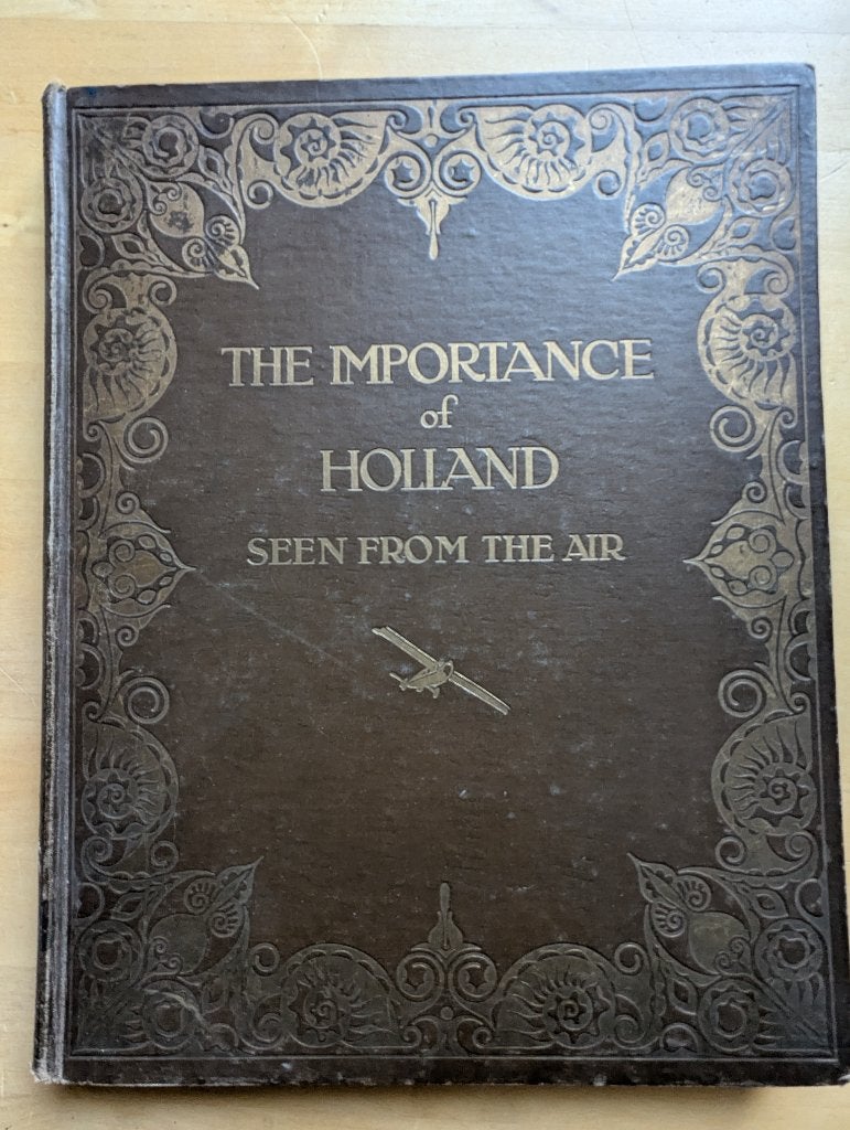 KLM 1928 The Importance of Holland Seen from the Air., Ophalen of Verzenden, Gelezen, KLM