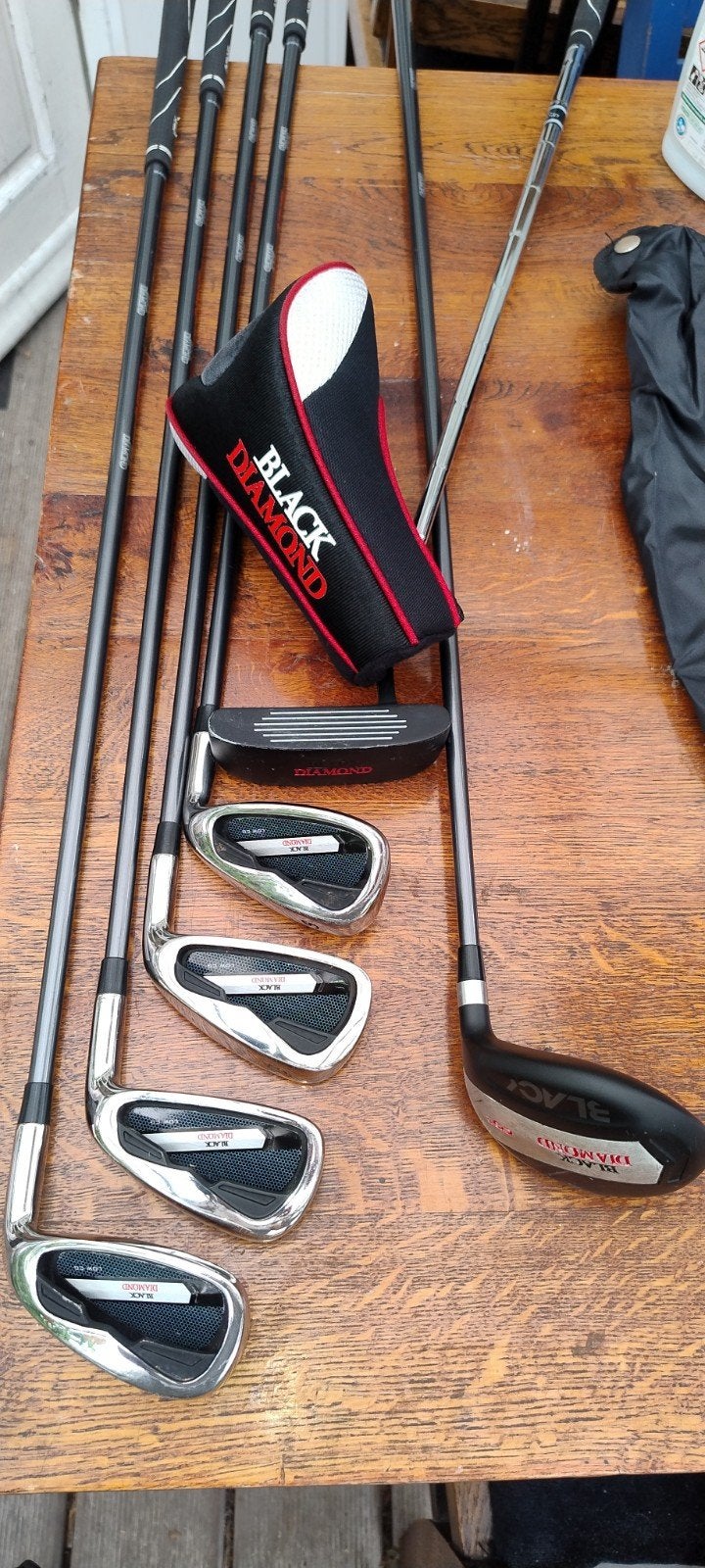 Black Diamond Golfset met Tas - Complete Set, Sport en Fitness, Golf, Ophalen, Gebruikt, Set, Overige merken