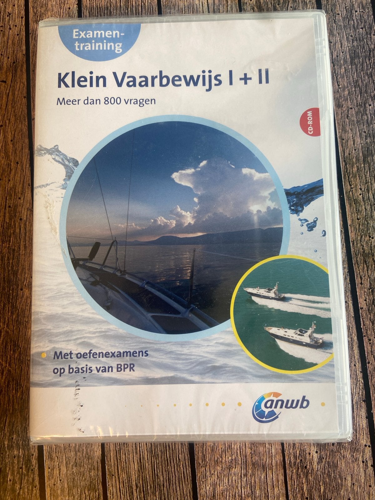 ANWB Klein Vaarbewijs I + II Examentraining CD-ROM, Boeken, Studieboeken en Cursussen, Ophalen of Verzenden, Alpha, Nieuw, Overige niveaus