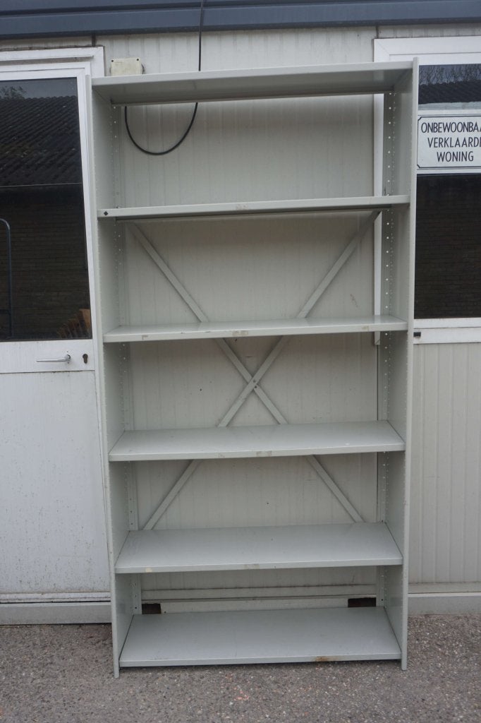 Metalen stellingkast stalen kast gereedschapskast garagekast, Huis en Inrichting, Kasten | Stellingkasten, Gebruikt, Niet ingevuld