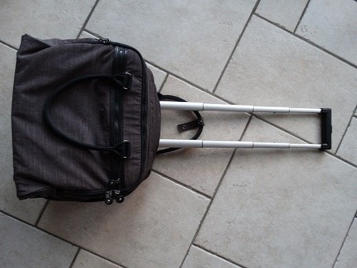 Trolleytas/Laptopkoffer op wielen., Trolleytas, 17 inch of meer, Ophalen of Verzenden, Zo goed als nieuw
