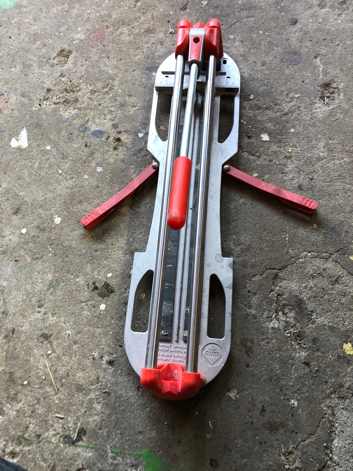 Rubi tegelsnijder, Overige materialen, 60 cm of meer, Ophalen of Verzenden, Zo goed als nieuw