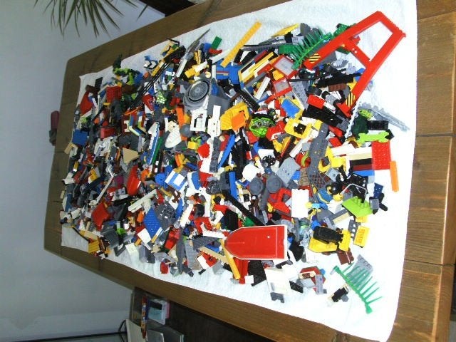 Grote Partij Losse Lego, Gebruikt, Lego, Ophalen of Verzenden, Inclusief minifiguren