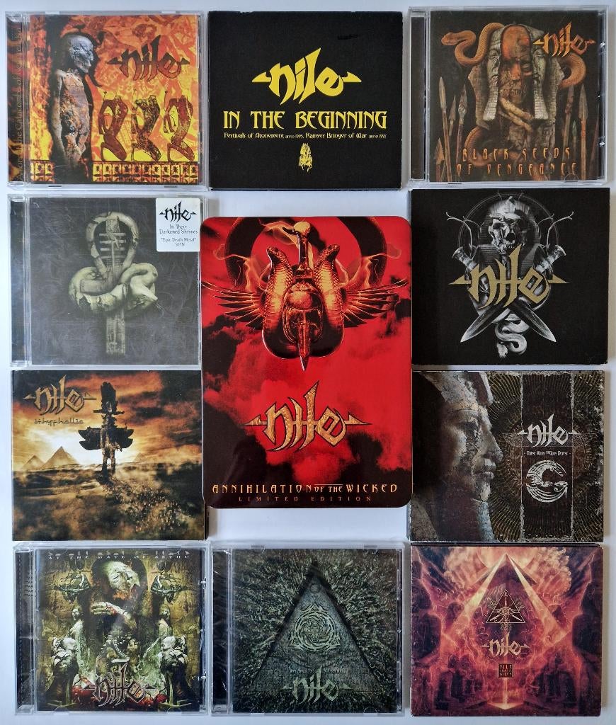 NILE - CD COLLECTIE  1998 - 2019, Ophalen of Verzenden, Zo goed als nieuw, Boxset