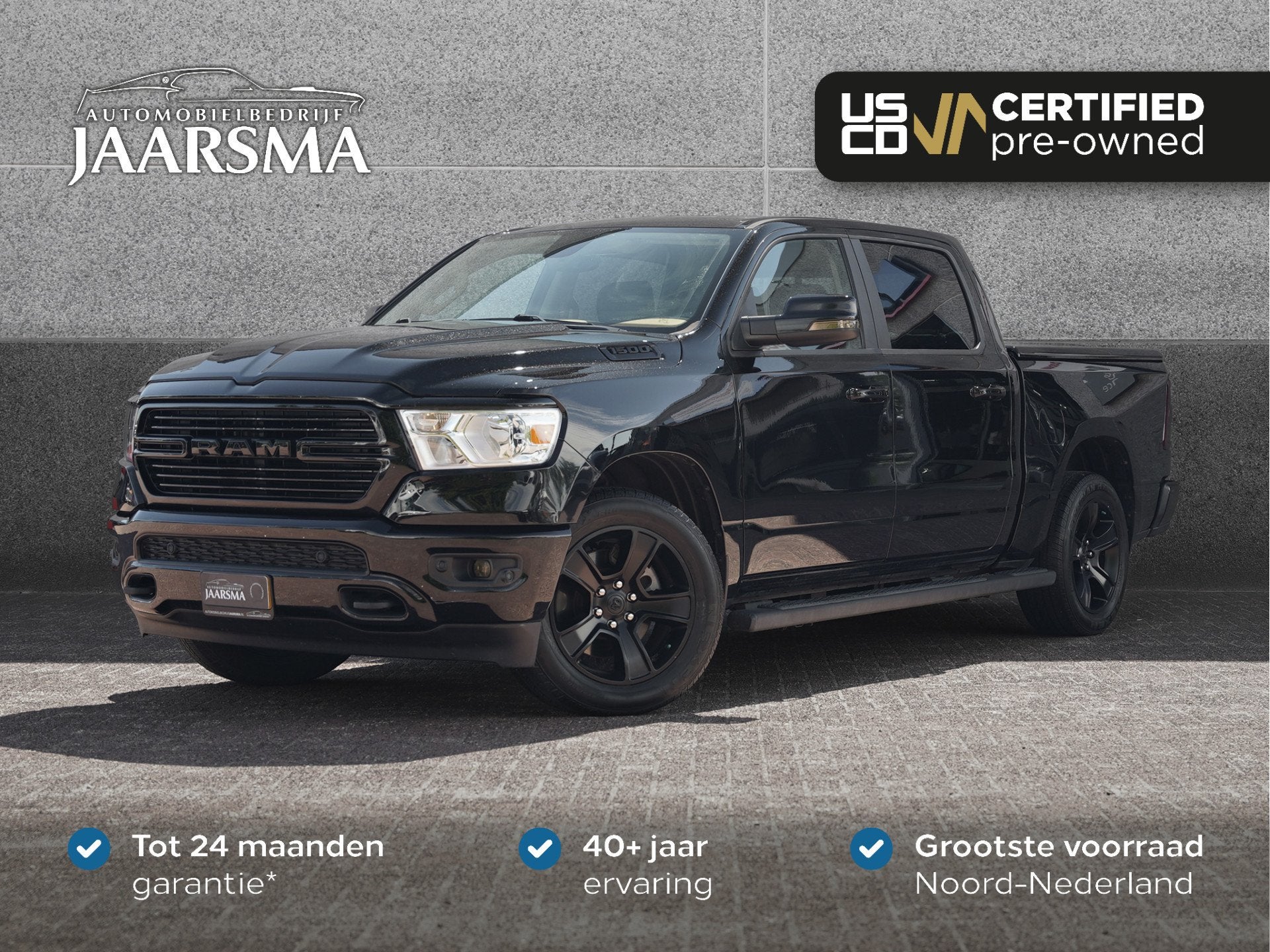 Dodge Ram 1500 CrewCab Bighorn 3.6L V6 eTorque |Night Editio, Automaat, 309 pk, Achterwielaandrijving, Gebruikt
