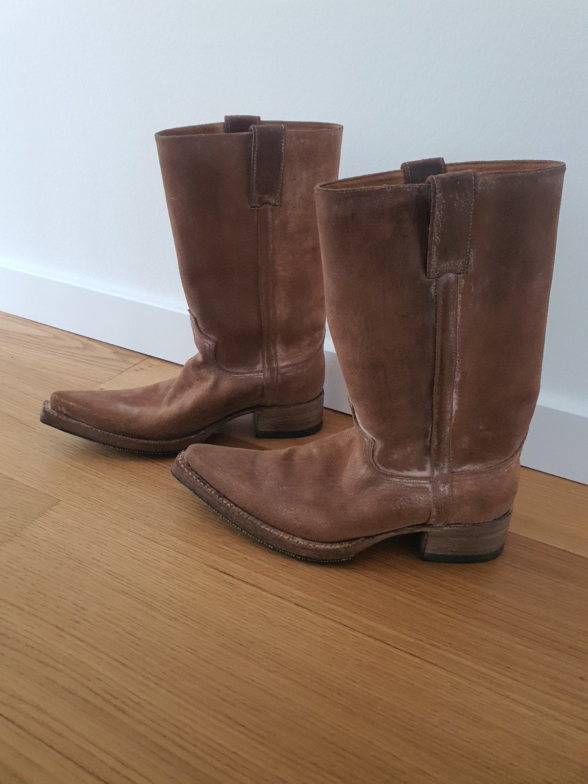 Sendra bruine suède cowboylaarzen - Maat 40, Verzenden, Gedragen, Bruin, Lage of Enkellaarzen