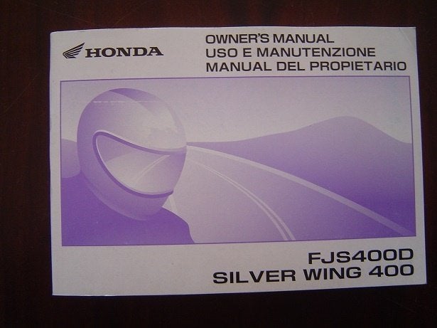 Honda FJS400 D Silverwing 2007 scooter owner's manual FJS, Ophalen of Verzenden, Honda