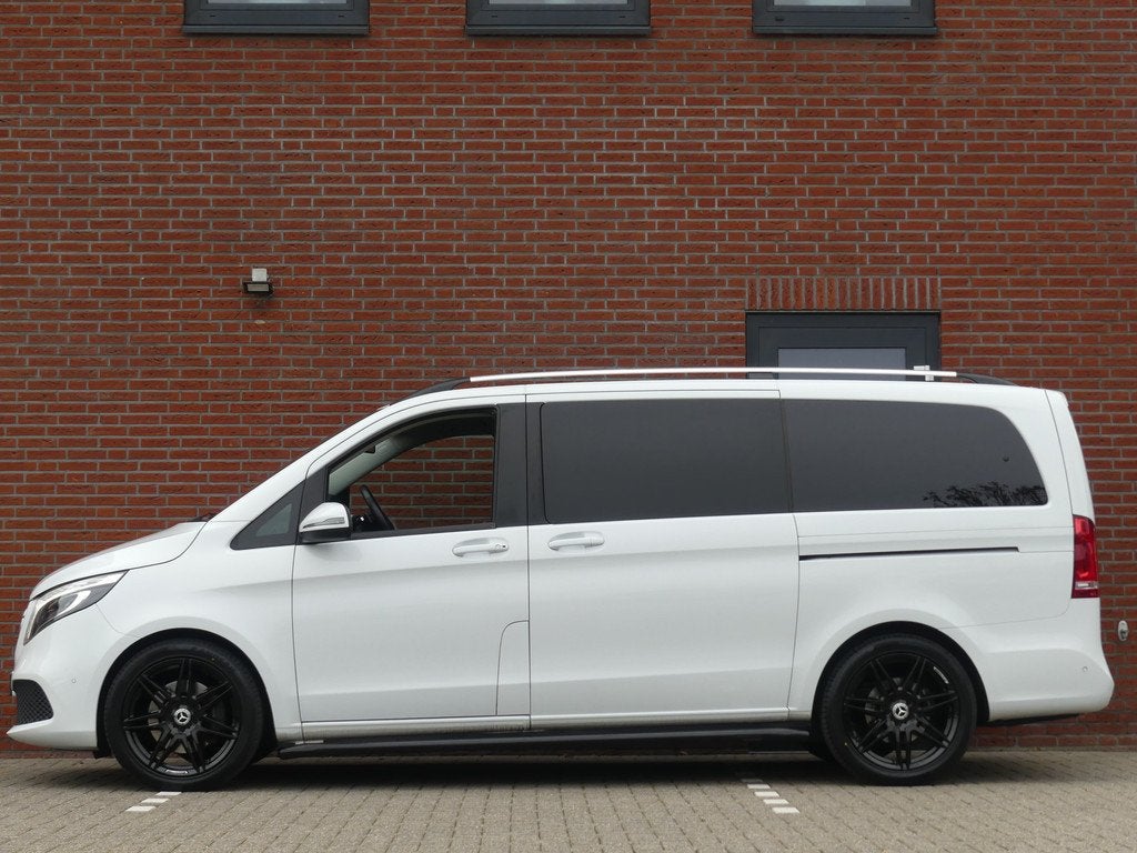 Mercedes-Benz V-Klasse 300d Lang Dubbel Cabine LED/Leer/Came, Auto's, Bestelauto's, Automaat, Achterwielaandrijving, Gebruikt