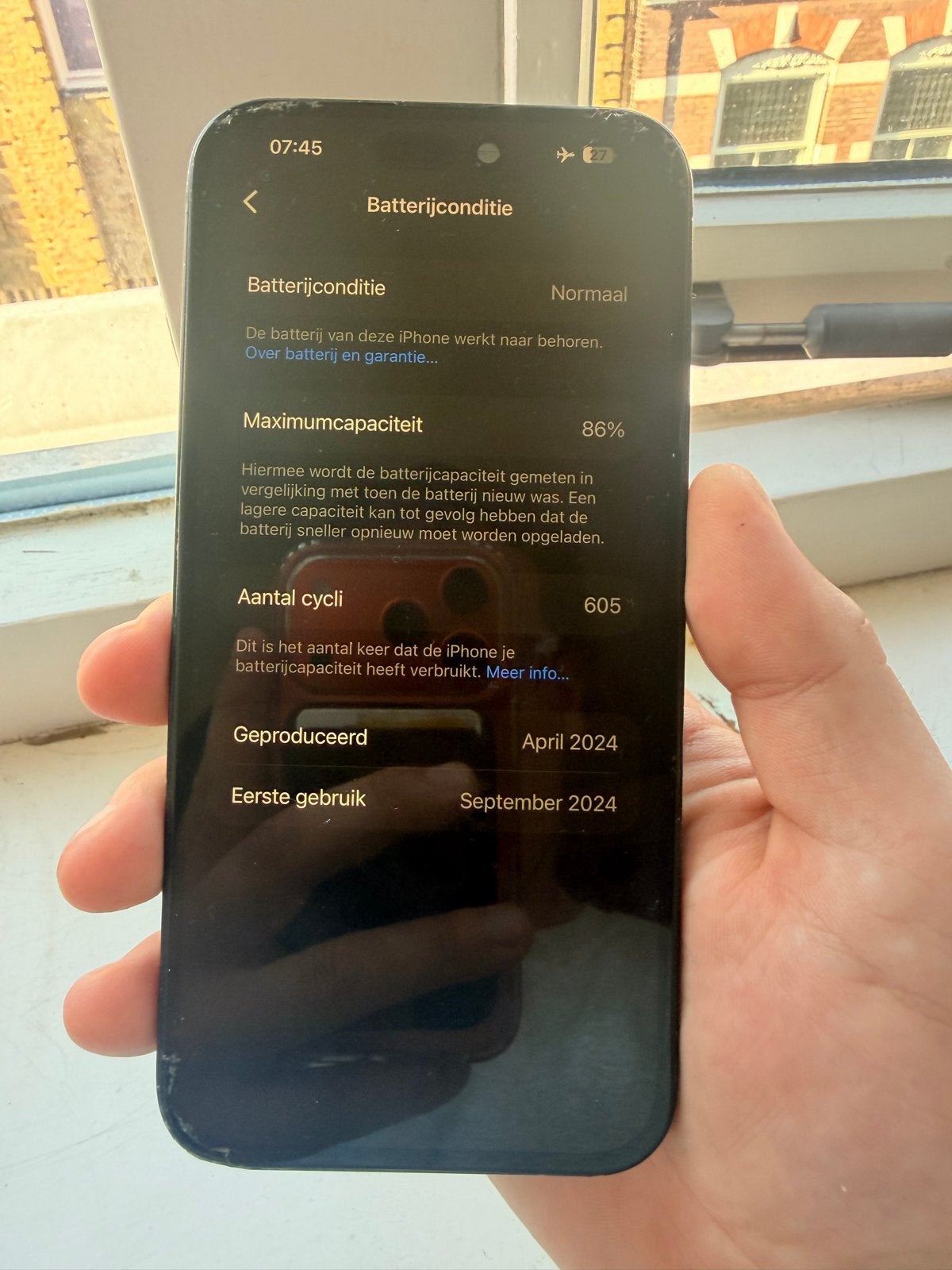 iPhone 15 Plus 128GB - Gebruikt met 86% batterijconditie, Zwart, Ophalen of Verzenden, Zonder simlock, Zonder abonnement
