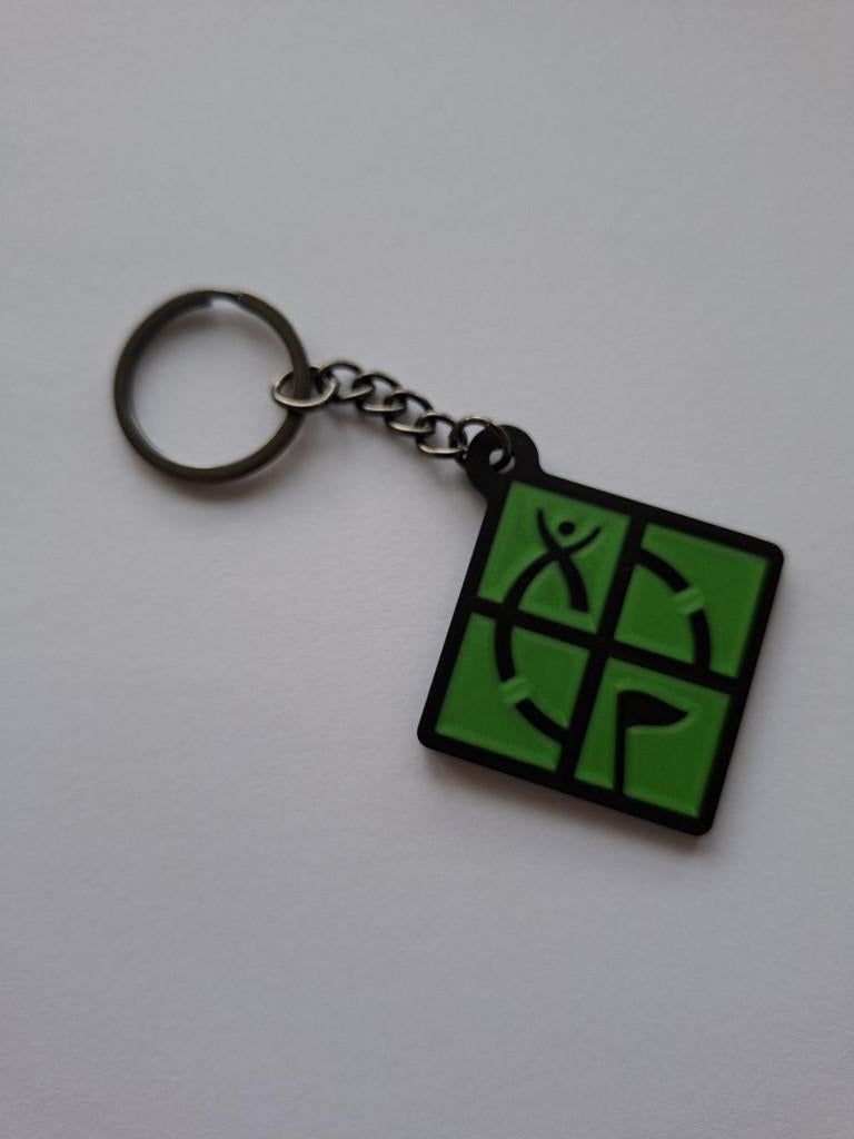 Geocaching sleutelhanger met GC logo, Ophalen of Verzenden, Nieuw