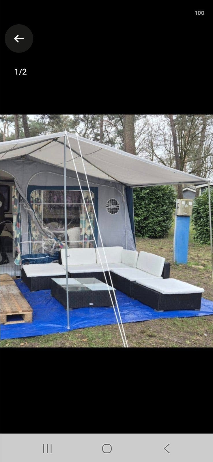 loungeset, Tuin en Terras, Ophalen of Verzenden, Gebruikt, Kunststof