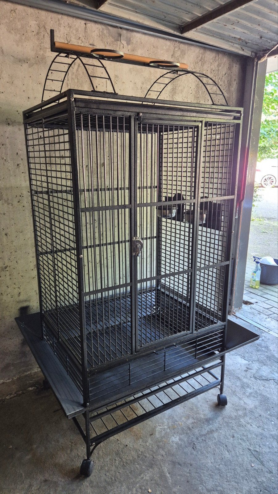 Grote Strong papegaaienkooi Villa Sofia ZGAN, Dieren en Toebehoren, Vogels | Hokken en Kooien, Ophalen, Zo goed als nieuw, Metaal