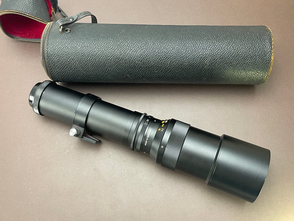 400mm f/6.3 telelens, Prinzgalaxy (Japan), T-mount / T2, Audio, Tv en Foto, Fotografie | Lenzen en Objectieven, Gebruikt, Beschermhoes/tas