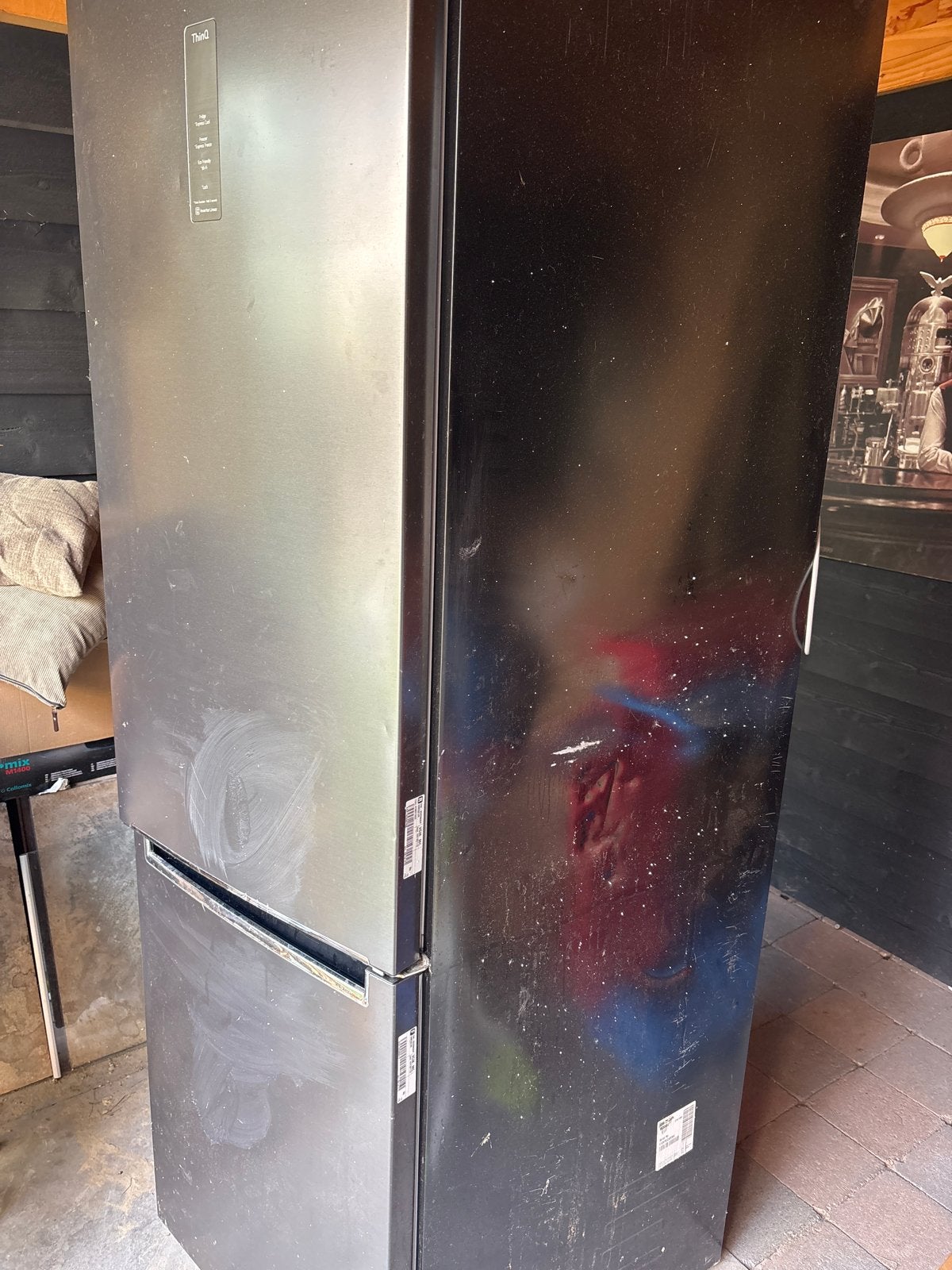 LG Koelkast met Aparte Vriezer - Gebruikt, Ophalen, Gebruikt, 200 liter of meer, 60 cm of meer