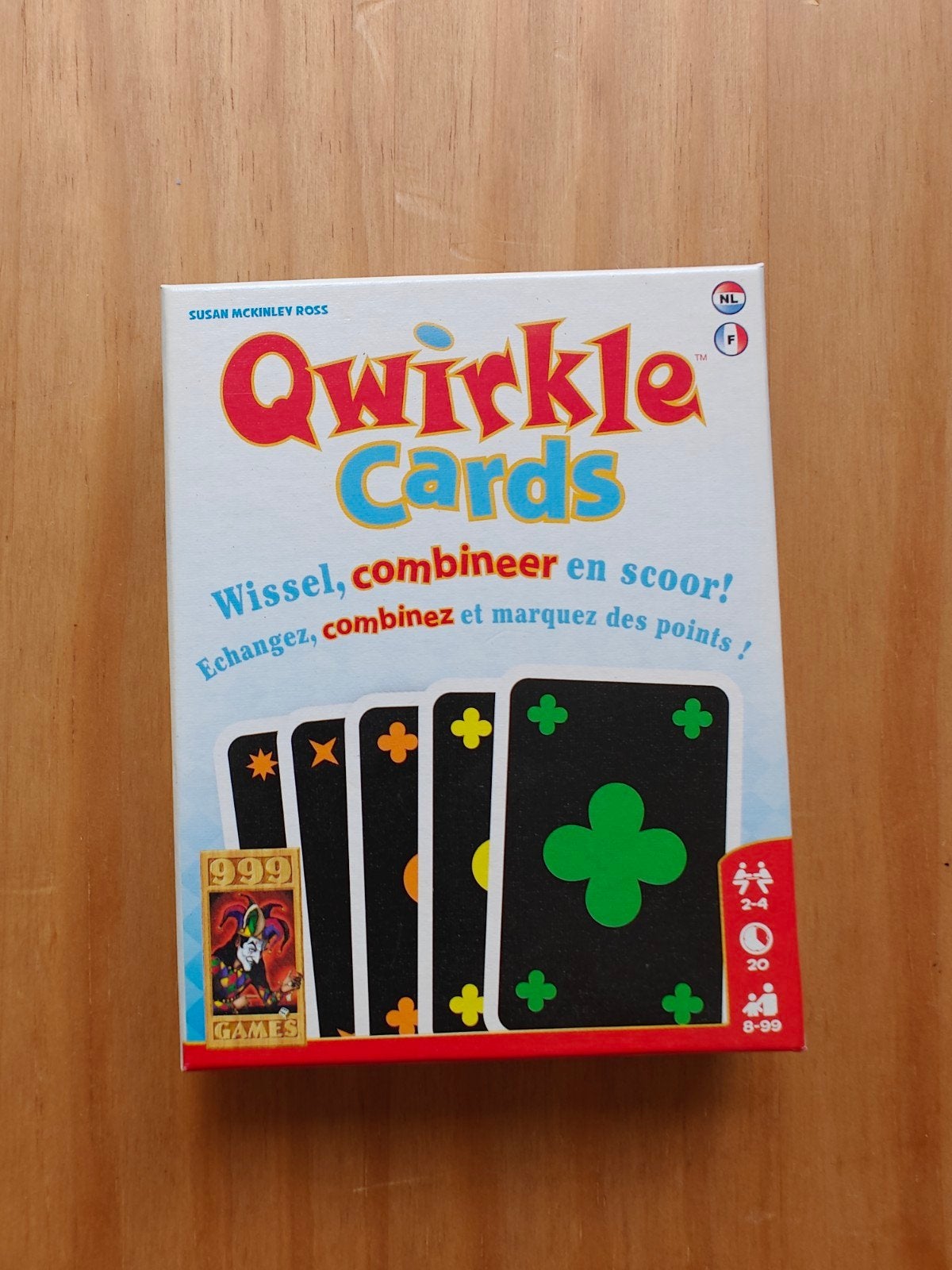 Qwirkle kaartspel, Ophalen of Verzenden, Zo goed als nieuw