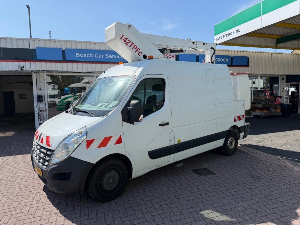 Renault MASTER T35 2.3 DCI L2H2 HOOGWERKER 14m BTW #KOOPJE, Auto's, Bestelauto's, Renault, Wit, Bedrijf, 2 stoelen