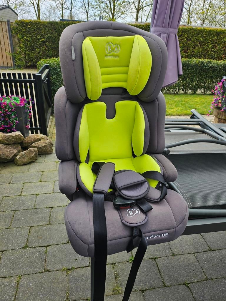 Kinderkraft Comfort UP Autostoel Grijs-Geel, Verstelbare rugleuning, 9 t/m 36 kg, Ophalen, Overige merken
