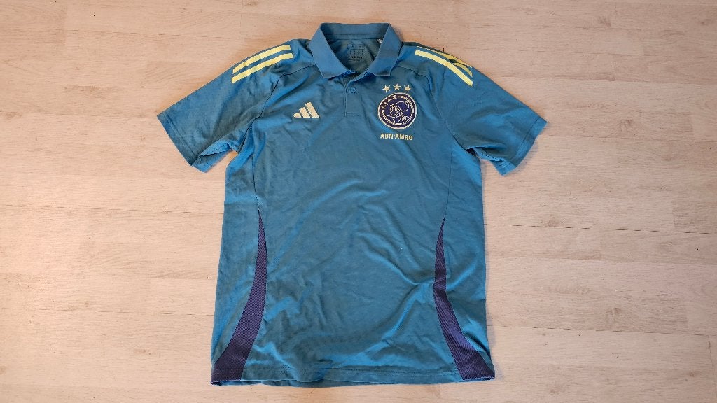 Ajax Training Polo! Seizoen 24/25! Sponsor! Mt M!, Ophalen of Verzenden, Zo goed als nieuw, Rood, Voetbal