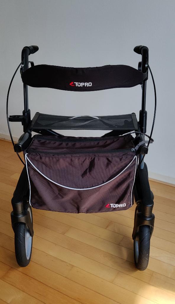 Rollator Topro Olympos (M), Diversen, Ophalen, Opvouwbaar, Zo goed als nieuw