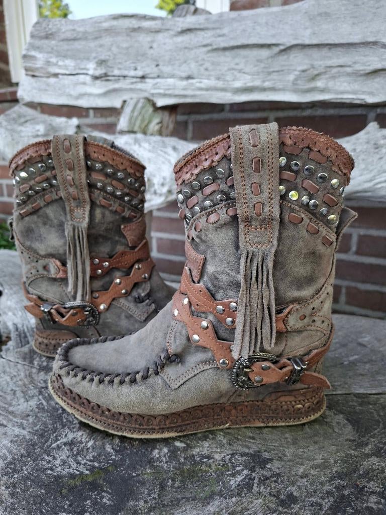 Stoere boots van El Vaquero maat 38, Lage of Enkellaarzen, Ophalen of Verzenden, Zo goed als nieuw, El vaquero