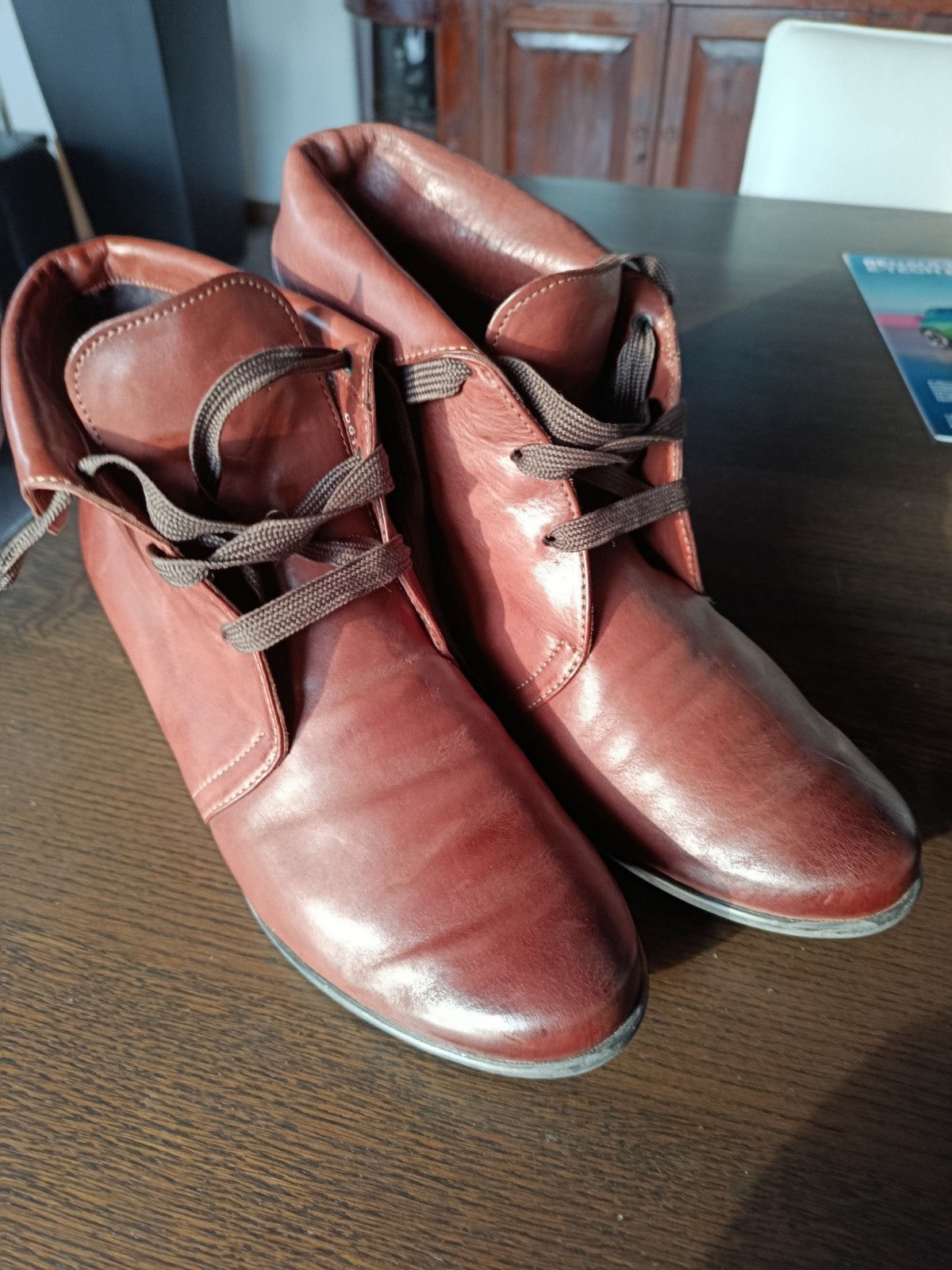 Mephisto leren enkellaarzen maat 39- 39.5, Mephisto, Bruin, Lage of Enkellaarzen, Ophalen of Verzenden