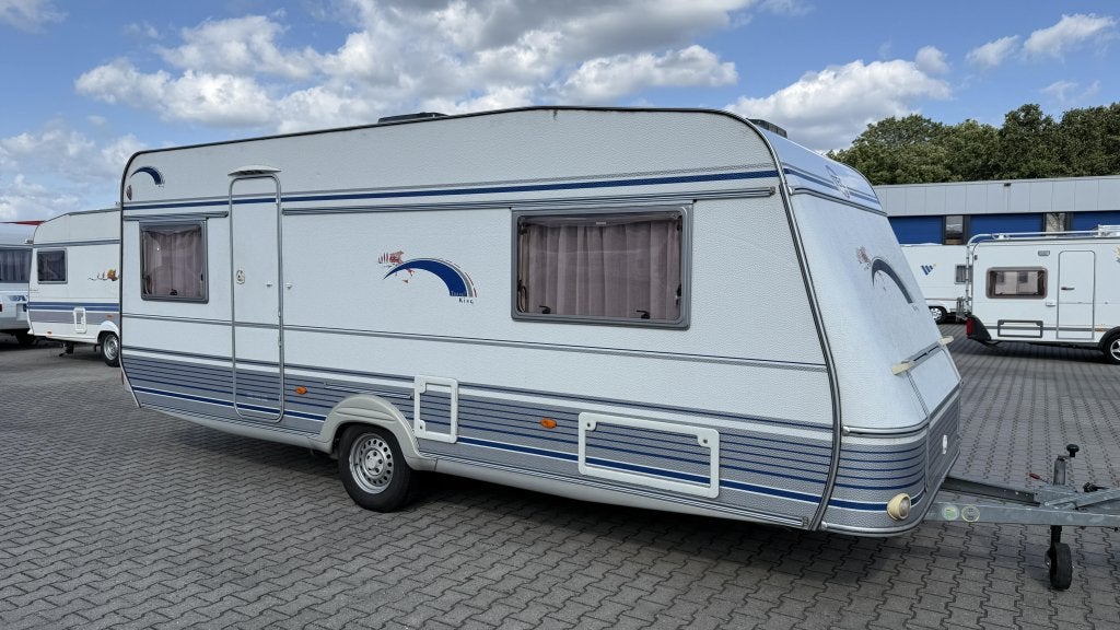 TEC Travel King 535 TE bouwjaar 2002 met voortent en luifel, T.E.C., Rondzit, Bedrijf, Schokbreker