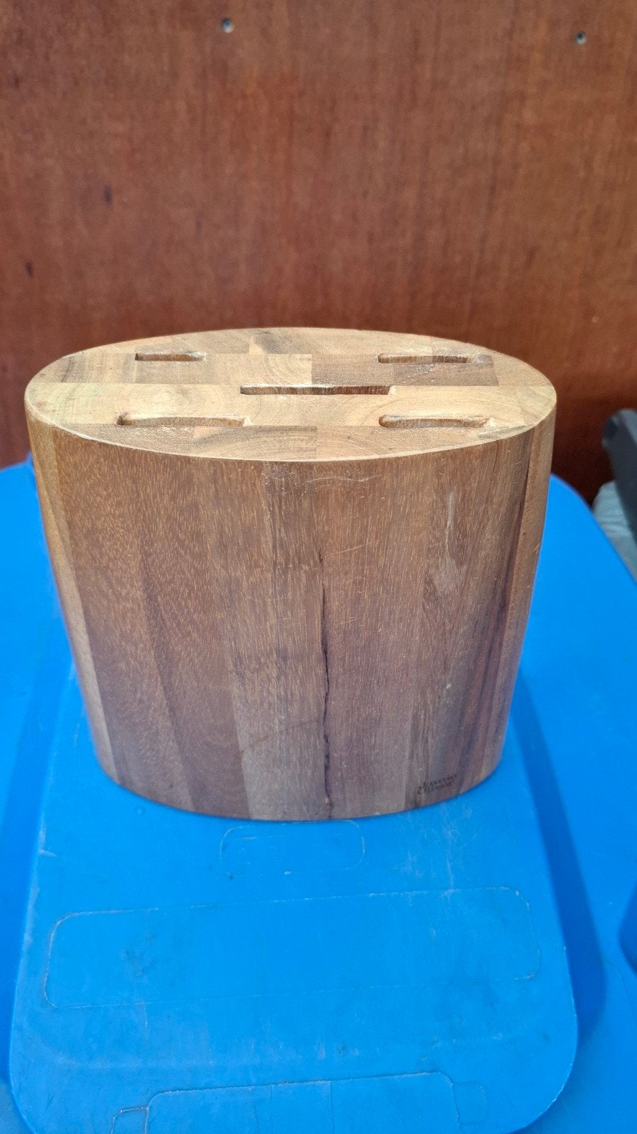 Houten messenblok van Jamie Oliver, Ophalen of Verzenden, Gebruikt, Hout