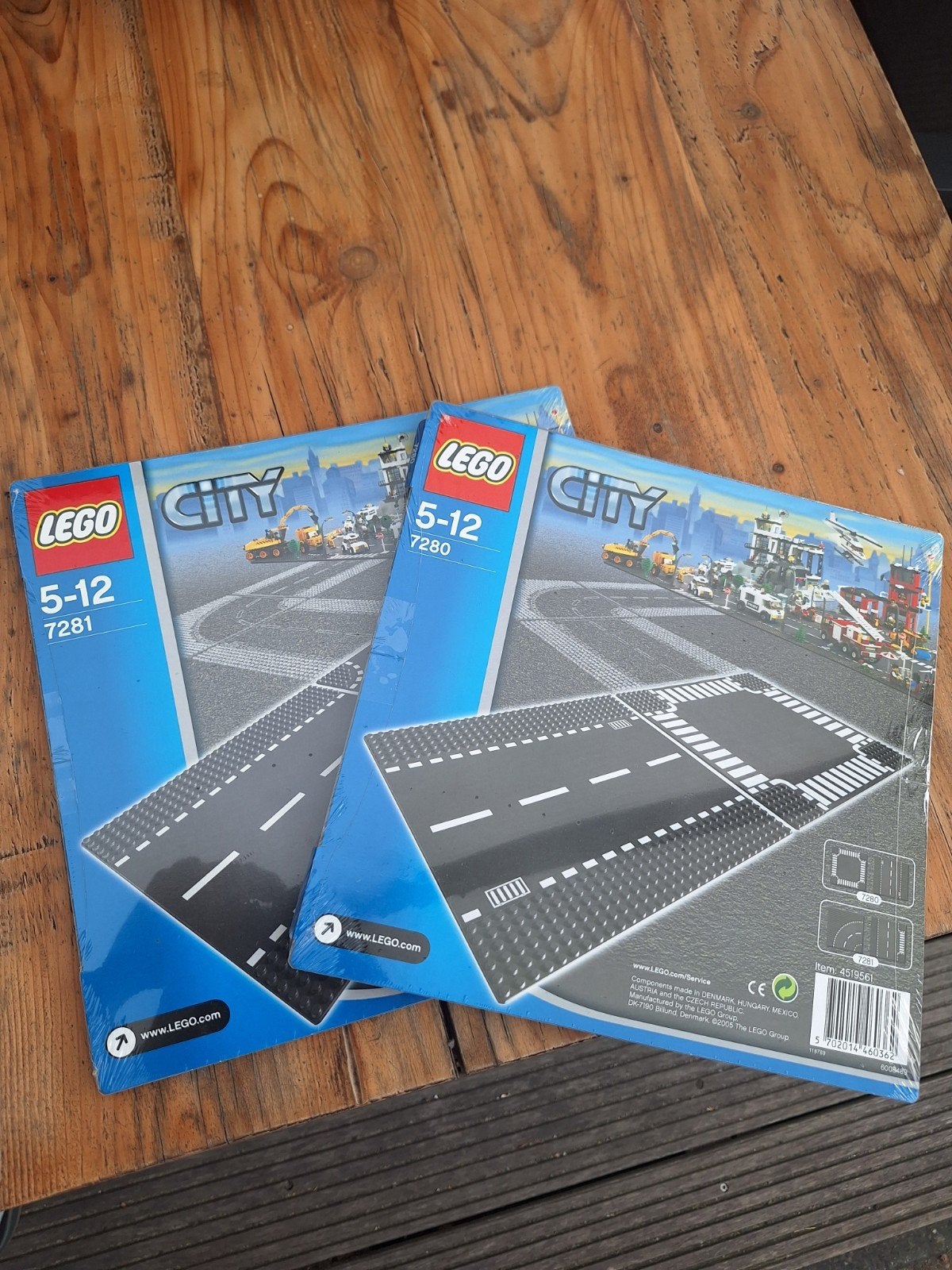 LEGO City Wegenplaten Sets 7280 & 7281 (Nieuw in verpakking)