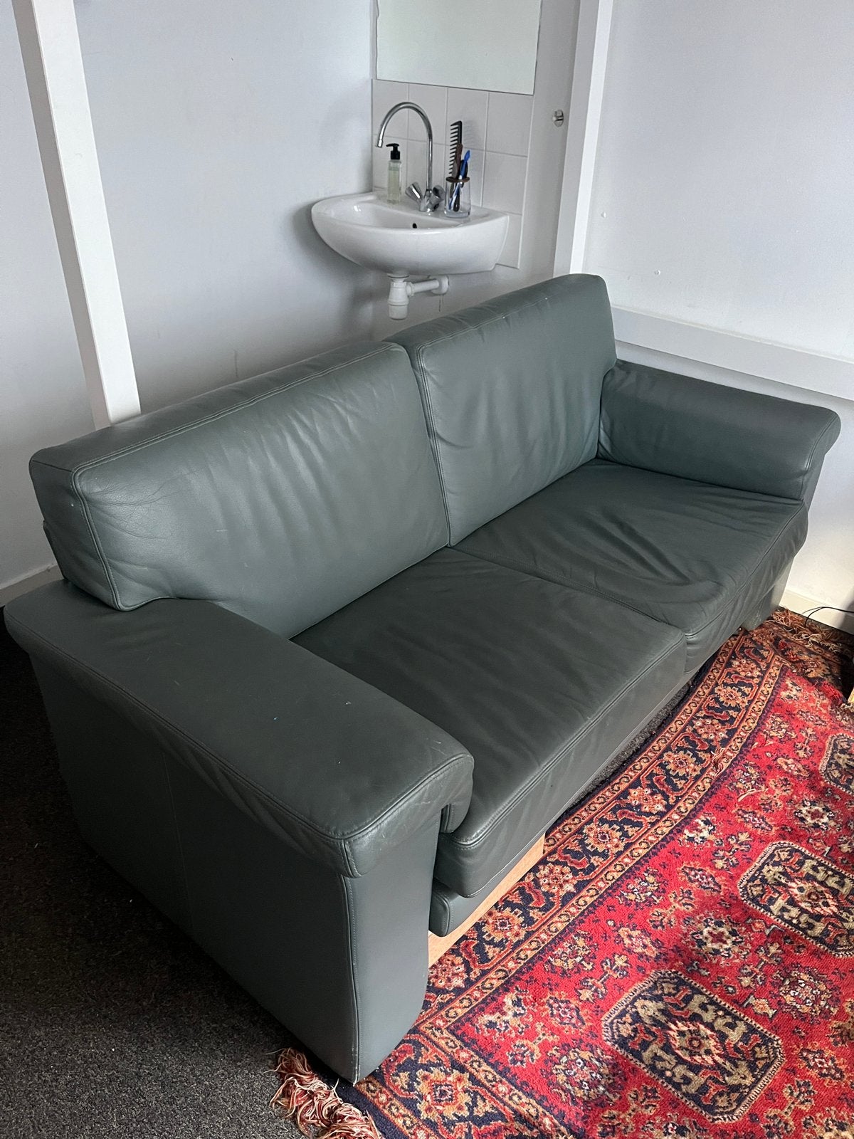 2,5 personen bank - GRATIS OPHALEN, 150 tot 200 cm, Driepersoons, Ophalen of Verzenden, Zo goed als nieuw