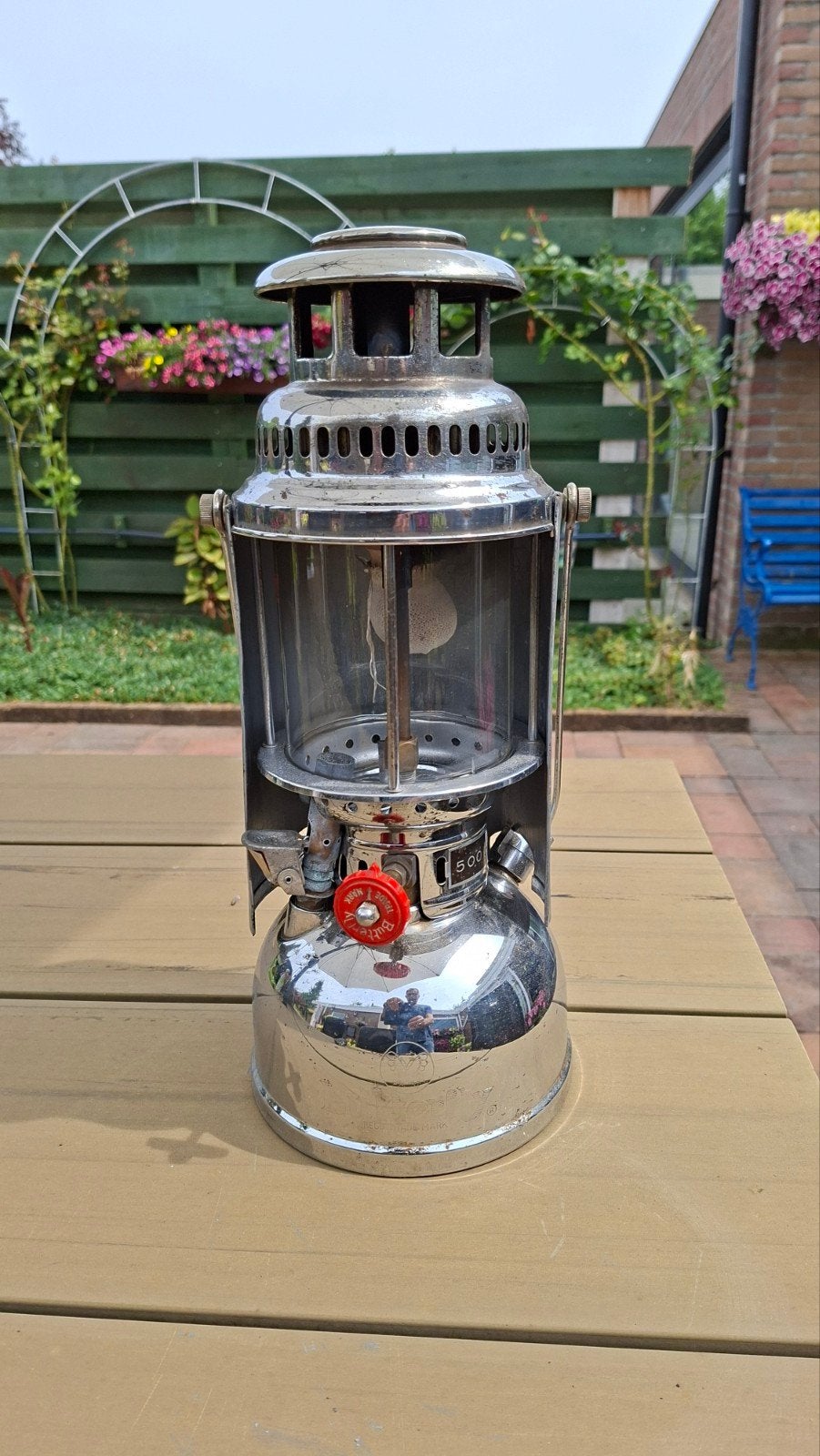 Butterfly druklamp type Rapid 828/500 C.P., Ophalen, Gebruikt