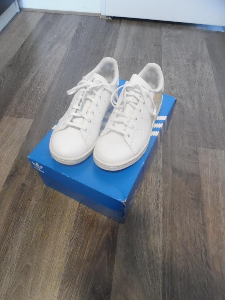 Adidas Stan Smith 36 2/3 apmer gedragen, Adidas, Wit, Ophalen of Verzenden, Sneakers of Gympen