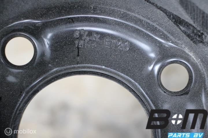 1 losse 15 inch stalen velg 9677598180, Gebruikt, Velg(en)