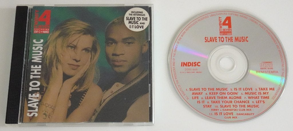 Twenty 4 Seven - Slave To The Music -- Eurodance CD uit 1993, Ophalen, Zo goed als nieuw