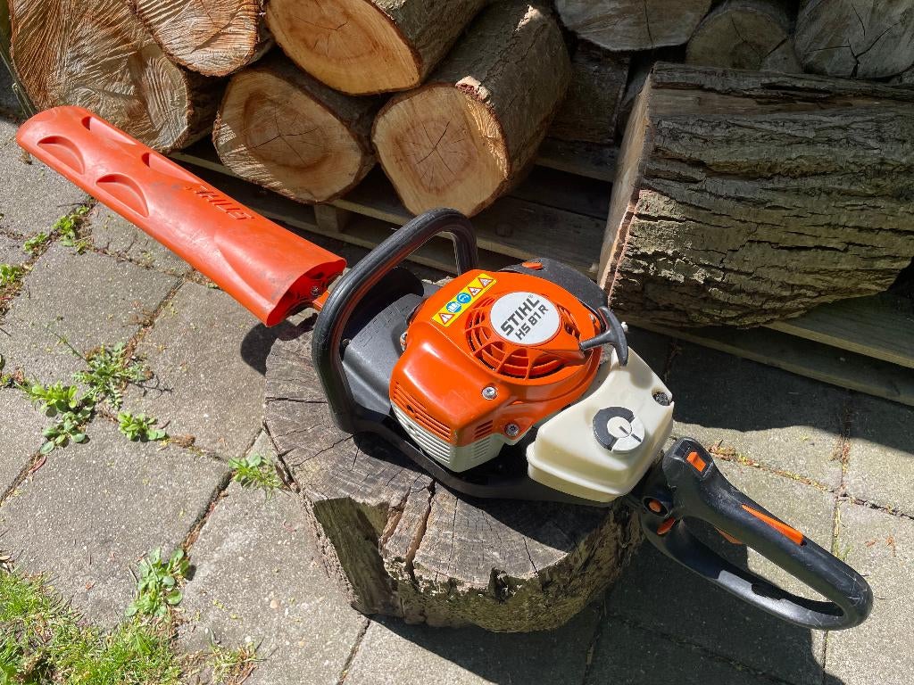 Nette Stihl HS 81 R Heggenschaar, Ophalen of Verzenden, Gebruikt, Benzine, Stihl HS Heggenschaar