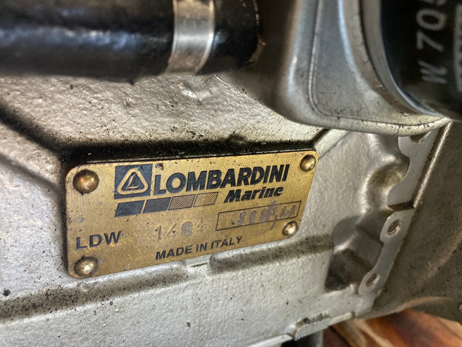 Lombardini 1404 marine, Watersport en Boten, Buiten- en Binnenboordmotoren, Ophalen, Gebruikt, Binnenboordmotor, Diesel