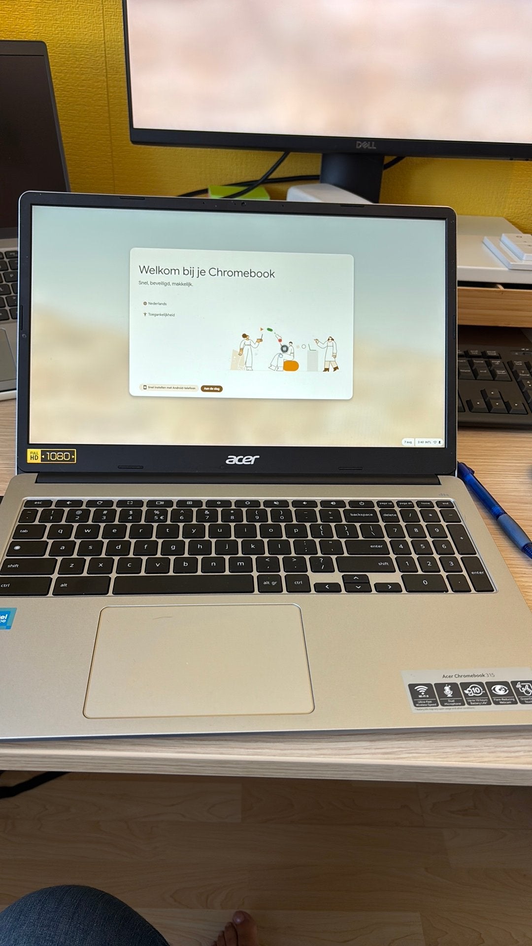 Acer Chromebook 315, 14 inch, 4 GB of minder, Ophalen of Verzenden, Zo goed als nieuw