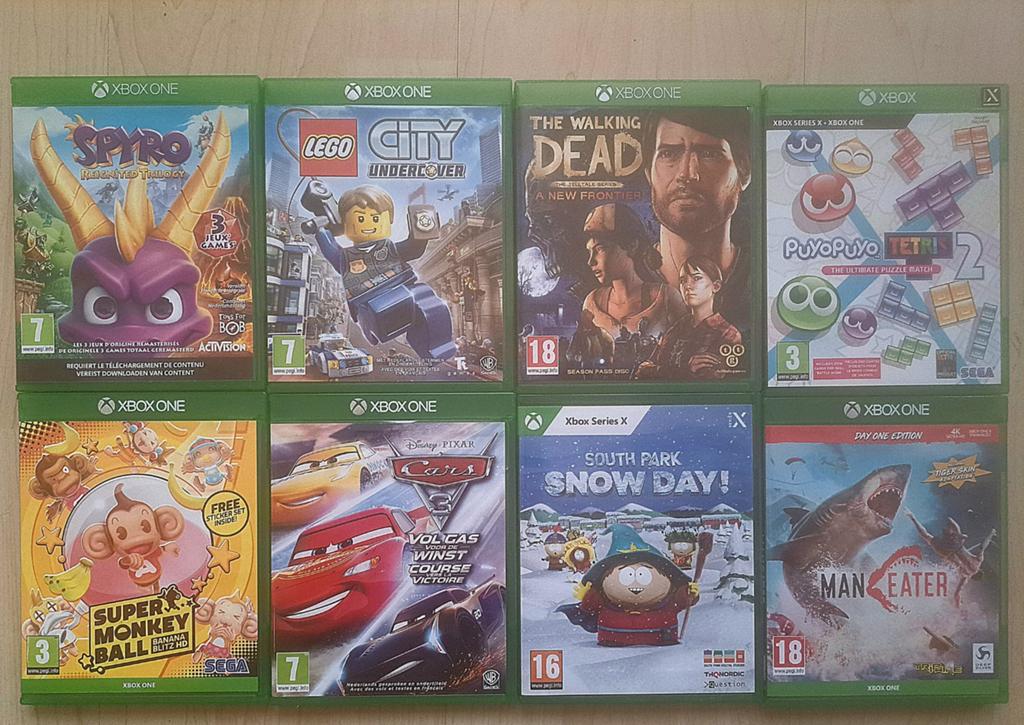 GERESERVEERD 8 xbox one games / xbox series z.g.a.n., Avontuur en Actie, 1 speler, Ophalen of Verzenden, Zo goed als nieuw